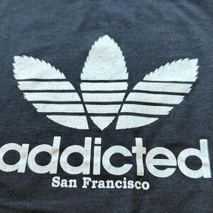 Addicted San Francisco Black‎ T-shirt Sz M